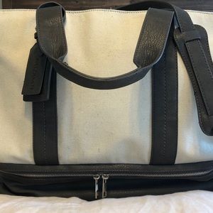 SOLE SOCIETY Weekender bag in natural combo